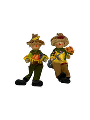 Figurine Sperietoare cu Recoltă din Rășină – 2/set, Picioare Textile