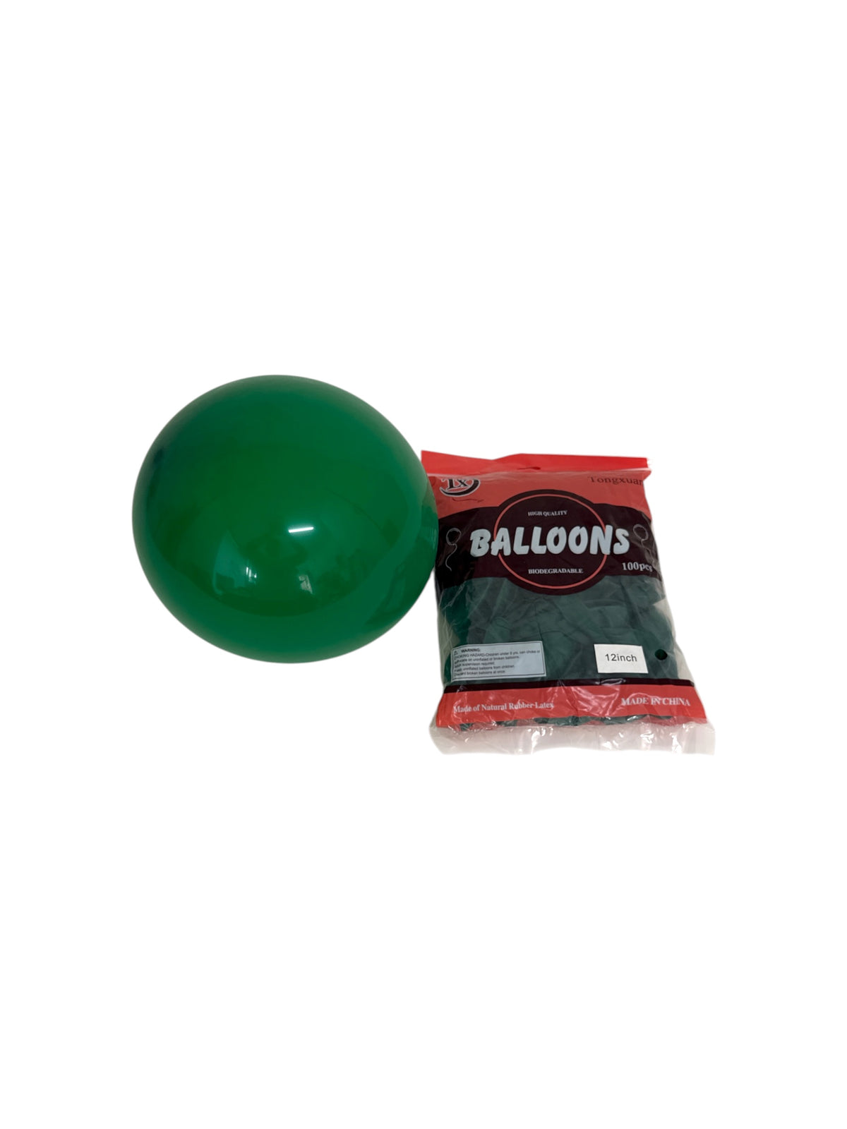 Baloane Din Latex Culori Mate Verde Inchis