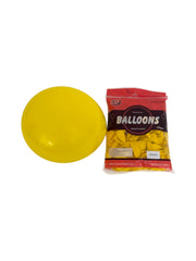 Baloane Din Latex Mate Galben
