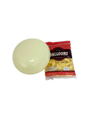 Baloane Din Latex Culori Mate Galben Deschis