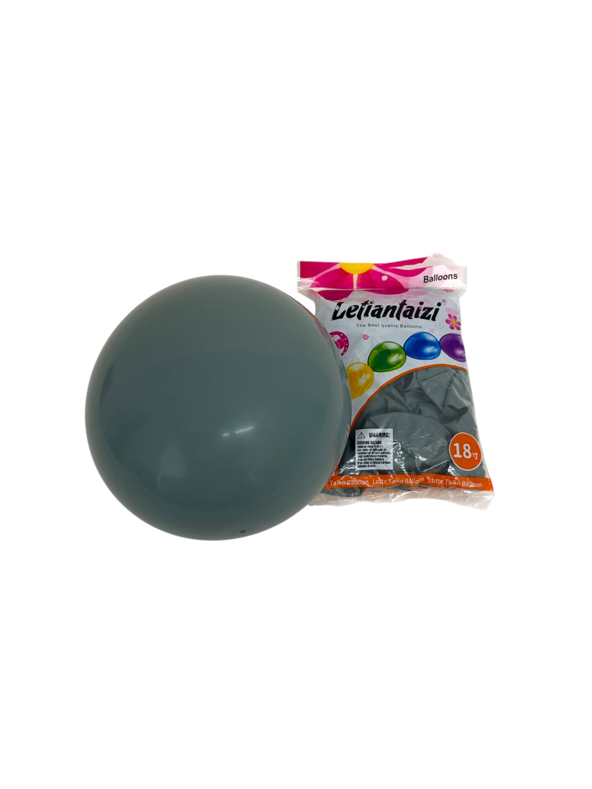 Baloane Din Latex Culori Mate Gri-Albastrui
