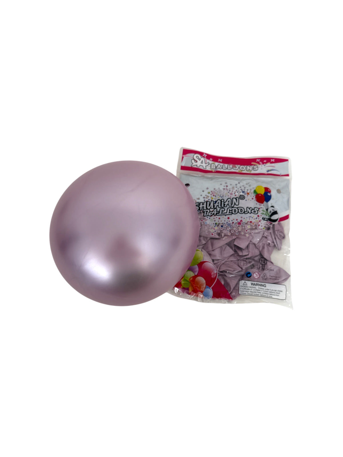 Baloane Din Latex Chrome 100/Set 5"Lila