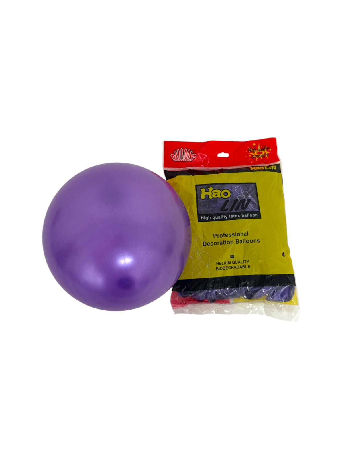 Baloane Din Latex Sidefate 100/Set Mov 12 Inch