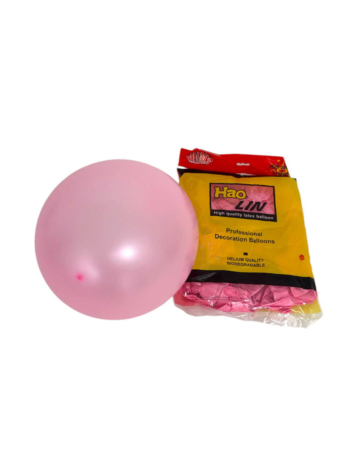 Baloane Din Latex Sidefate Roz 100/Set 12 Inch