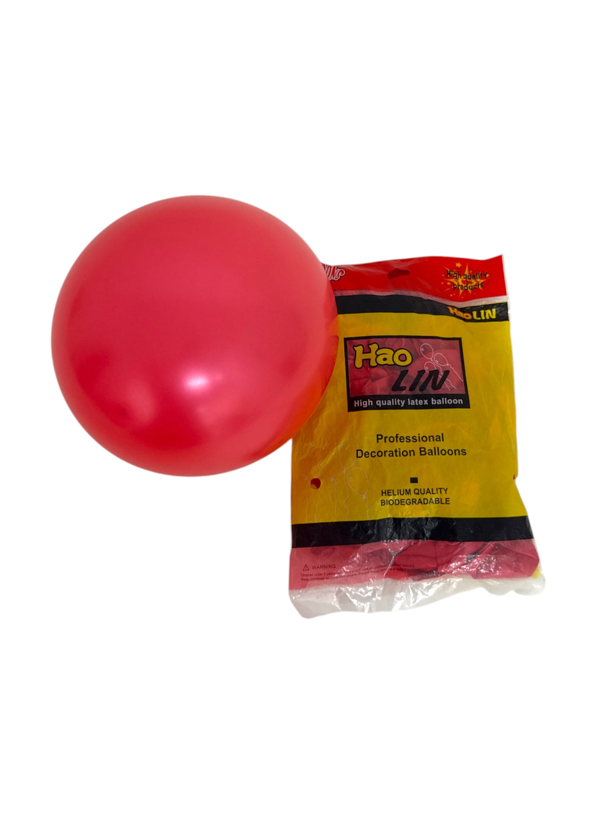 Baloane Din Latex Sidefate 100/Set Rosu 12 Inch