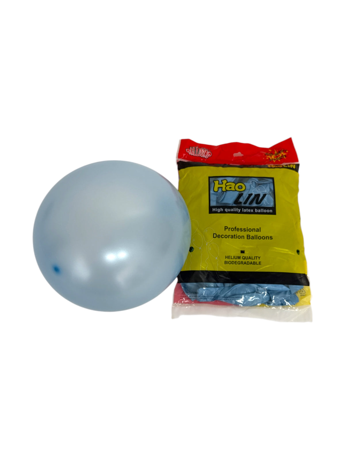 Baloane Din Latex Sidefate 100/Set Bleu 12 Inch
