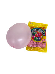 Baloane Din Latex Sidefate Roz Pal 100/Set 12 Inch