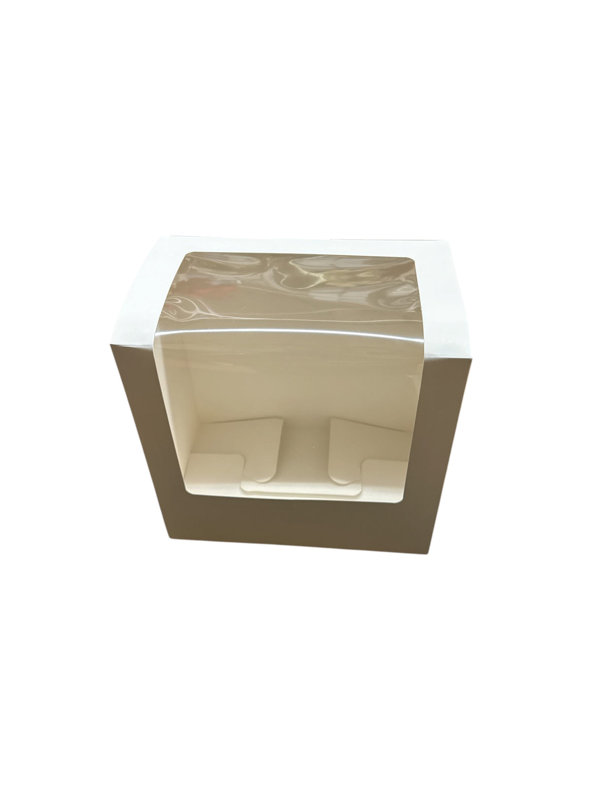 Cutii Din Carton Cu Fereastra Sus Si Pe Laterala  Dreptunghiulare  12/Set
