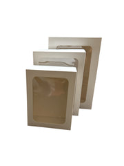 Cutii Carton cu Fereastră Model Clasic 12/Set