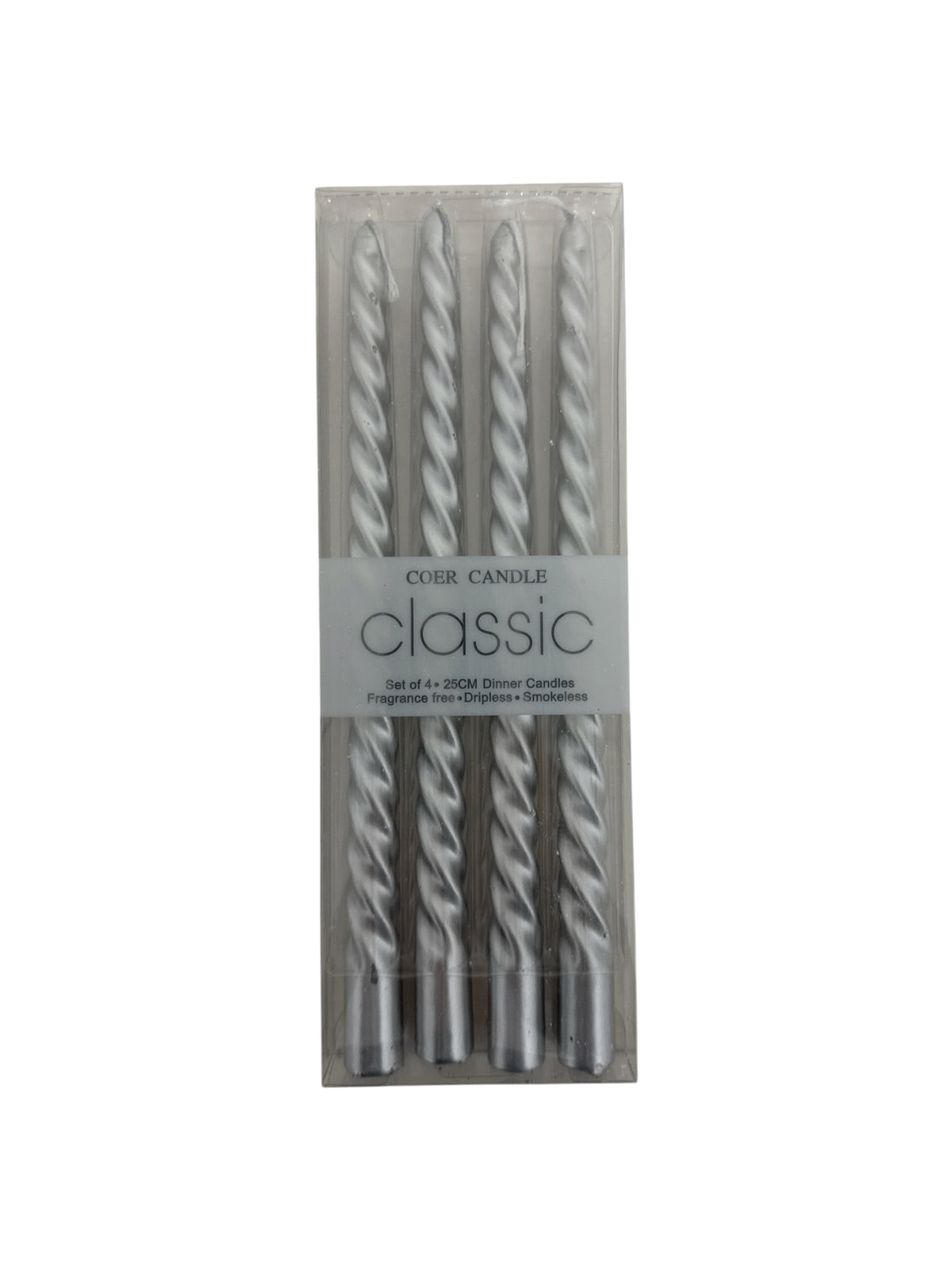 Lumanari Conice Lucioase 4/Set